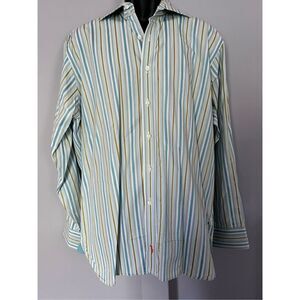 Sette Ponti  Mens Dress Shirt, size L